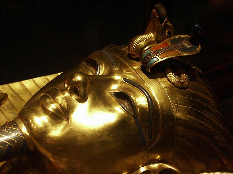 PICT1049.JPG - Le masque de Toutankhamon - Musée du Caire (Egypte)